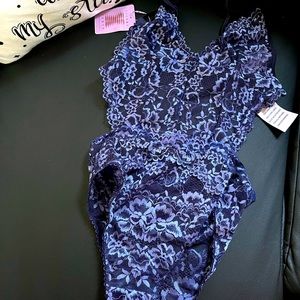 Fenty Blue lace one piece (new with tags)